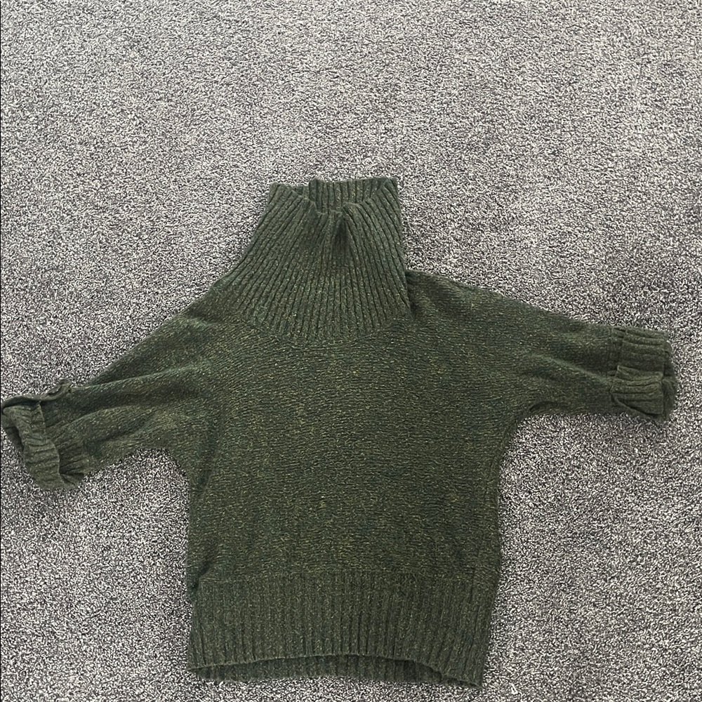 Maurices Olive Green Cowl Neck Sweater